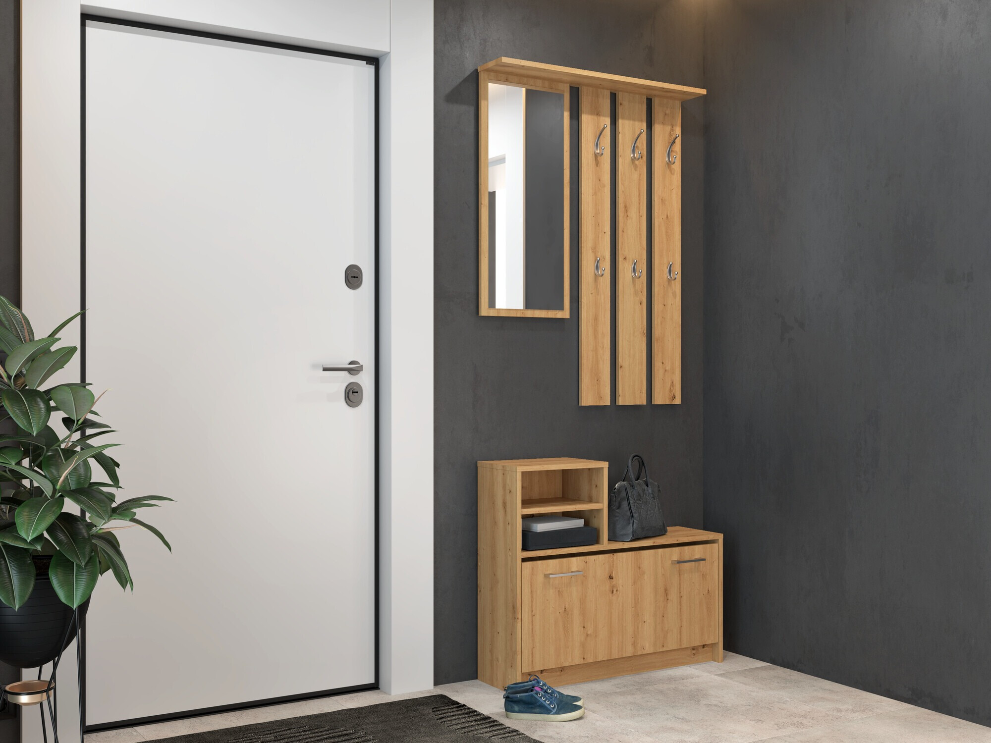 Set de hol Mandeville 144 (Stejar artizan)