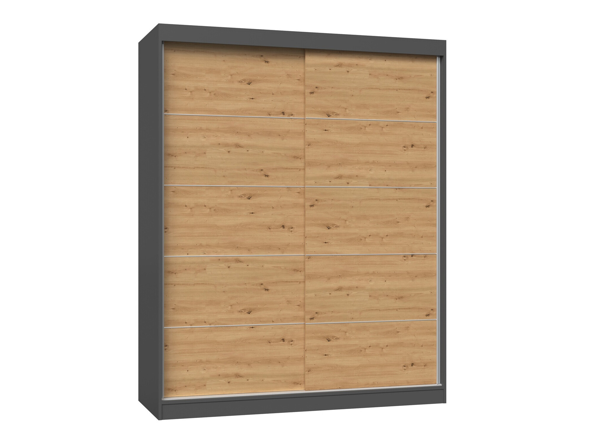 Dulap Mandeville 177 (Antracit + Stejar artizan)