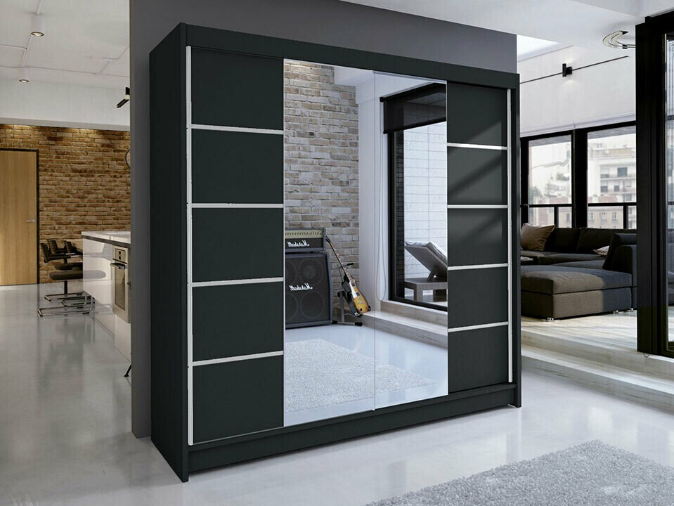 Dulap Closico Cavaris V (Negru)