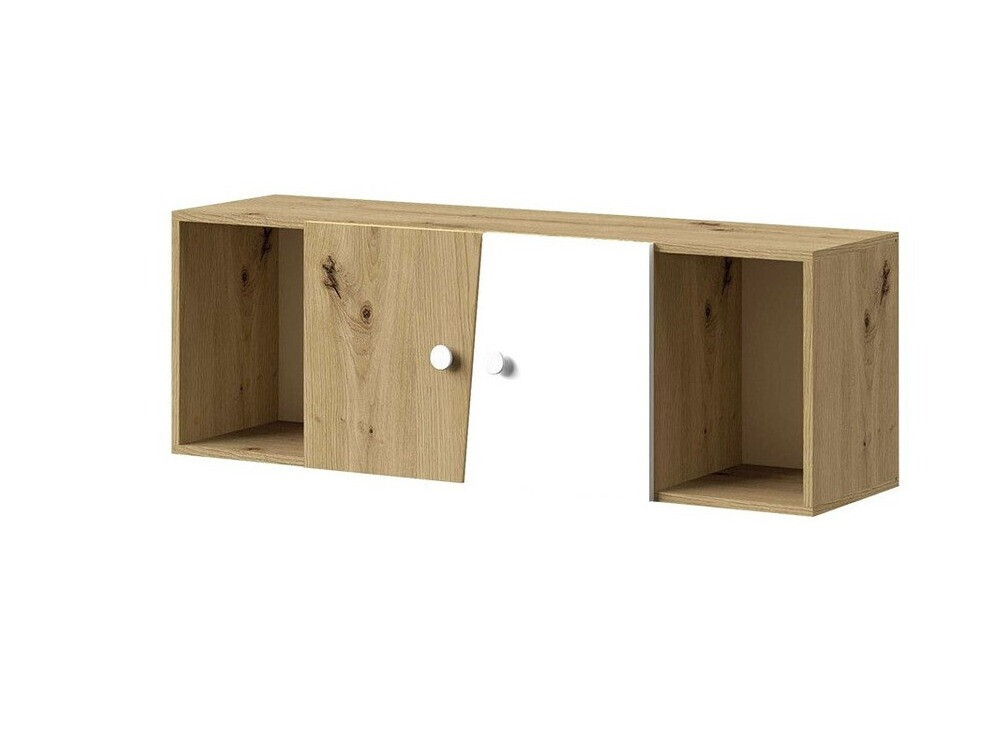Dulap de perete Almira 112 (Stejar artizan + Alb)