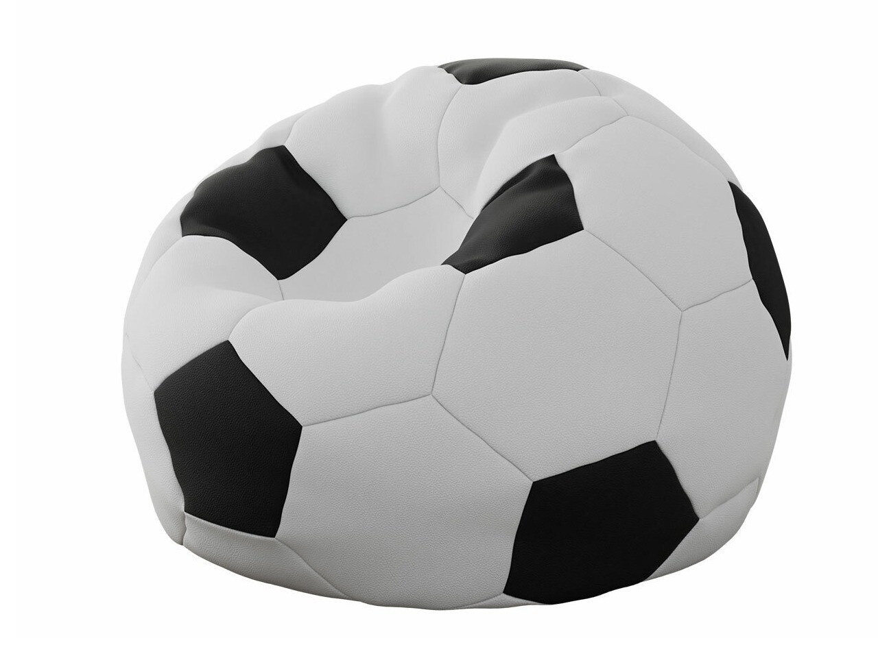 Fotoliu puf Comfivo Pectus (Alb + Negru)