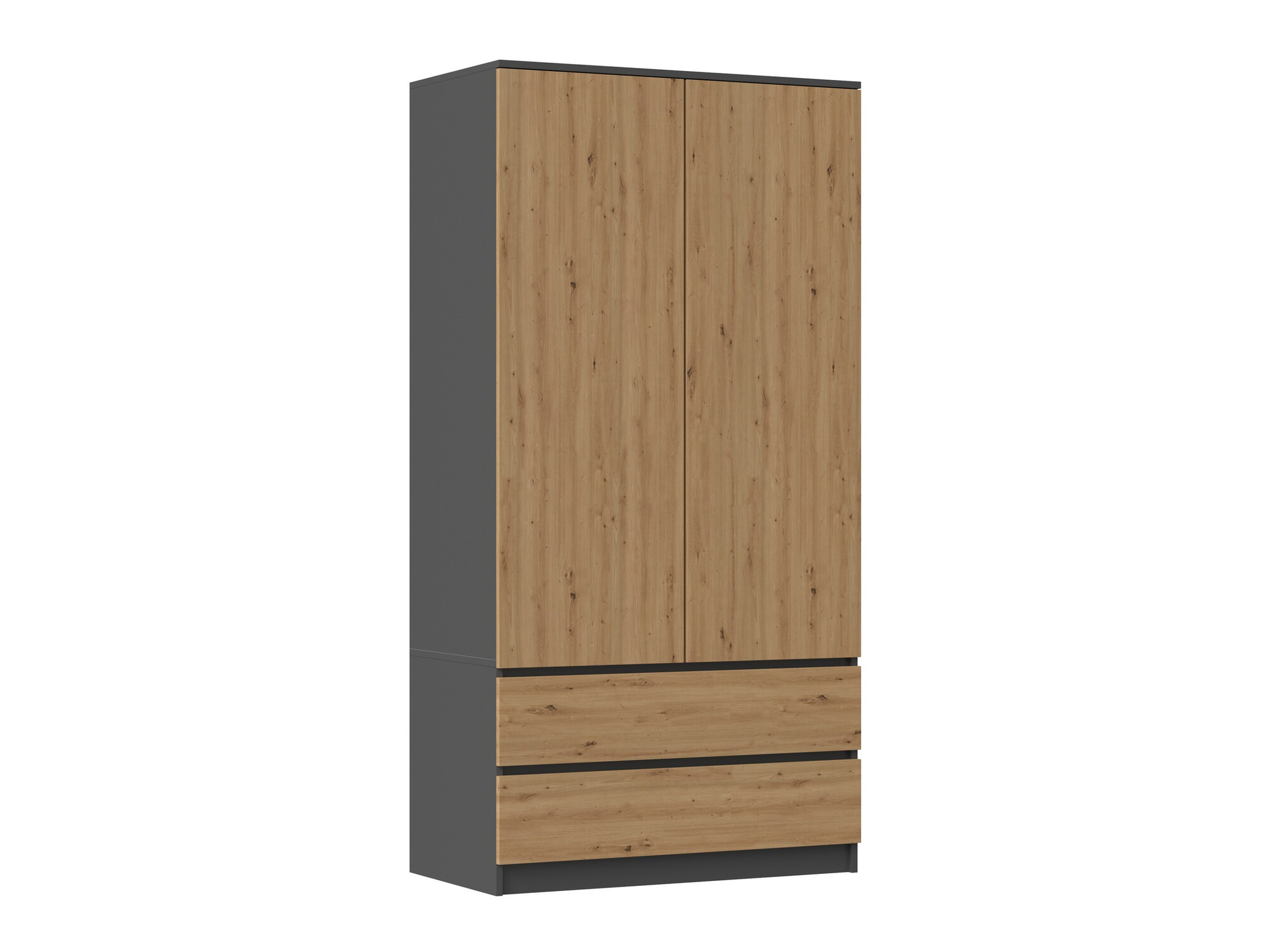 Dulap Elbvelu 116 (Antracit + Stejar artizan)