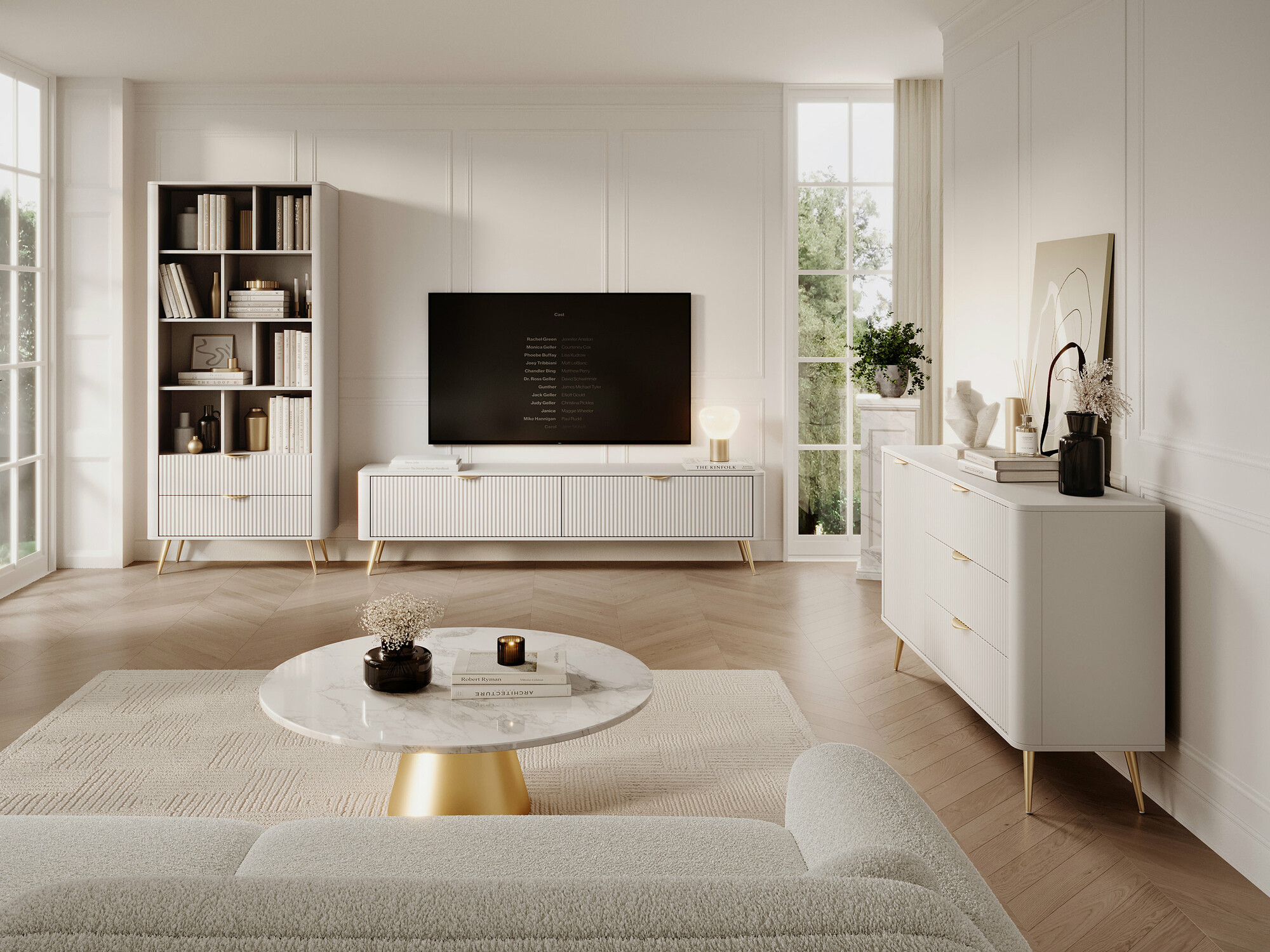 Comodă Lectum (Bej)