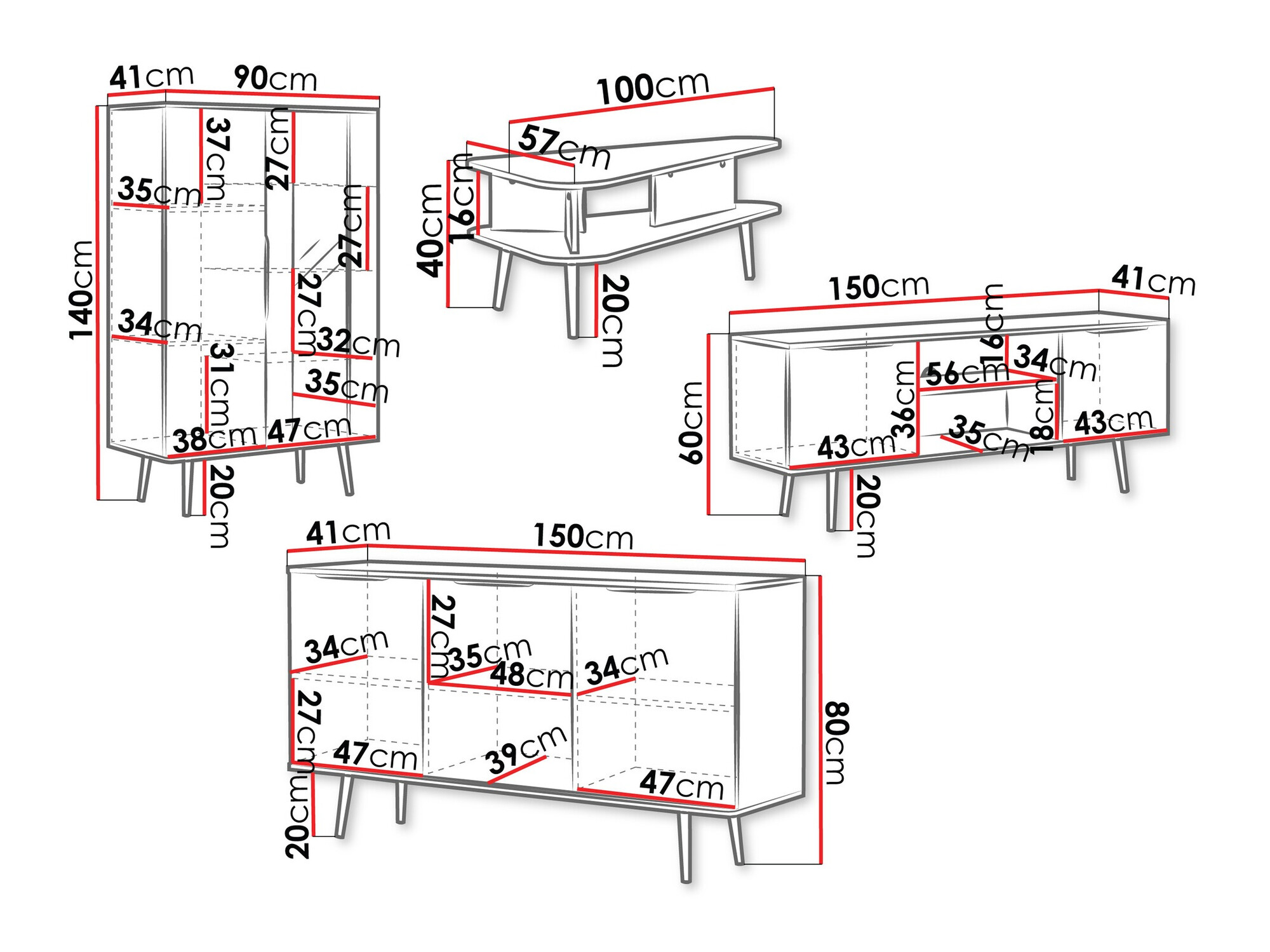 Set de living Livetre 105 (Nu)