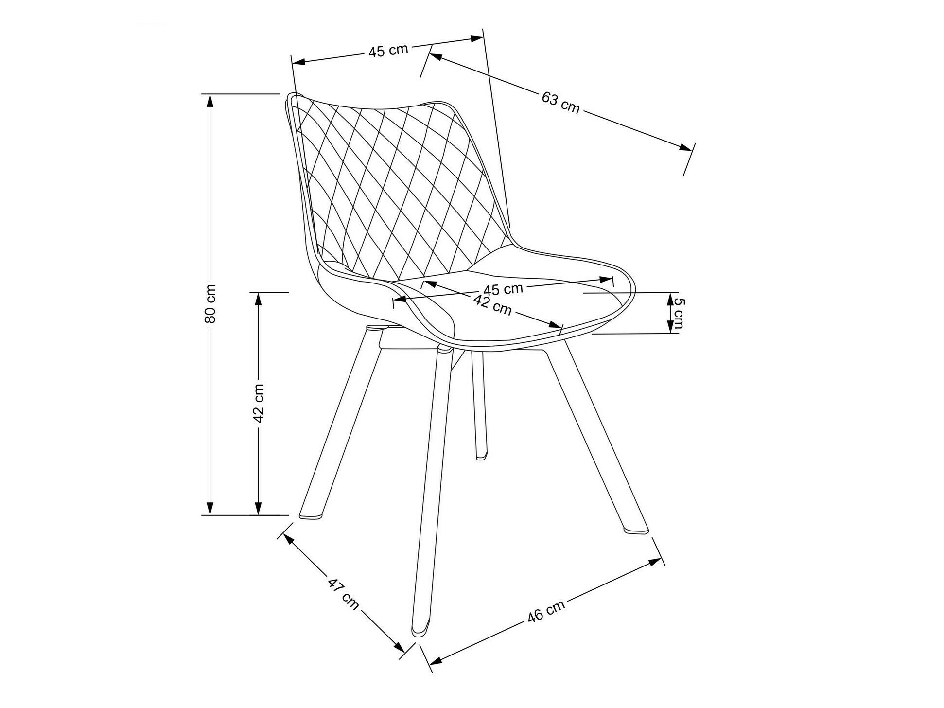Scaun Houston 1442 (Bluvel 19)