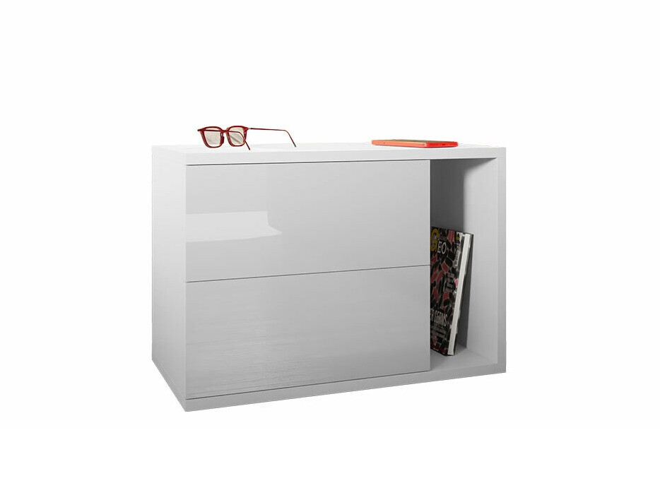 Noptieră Hederos (Alb + Alb lucios)