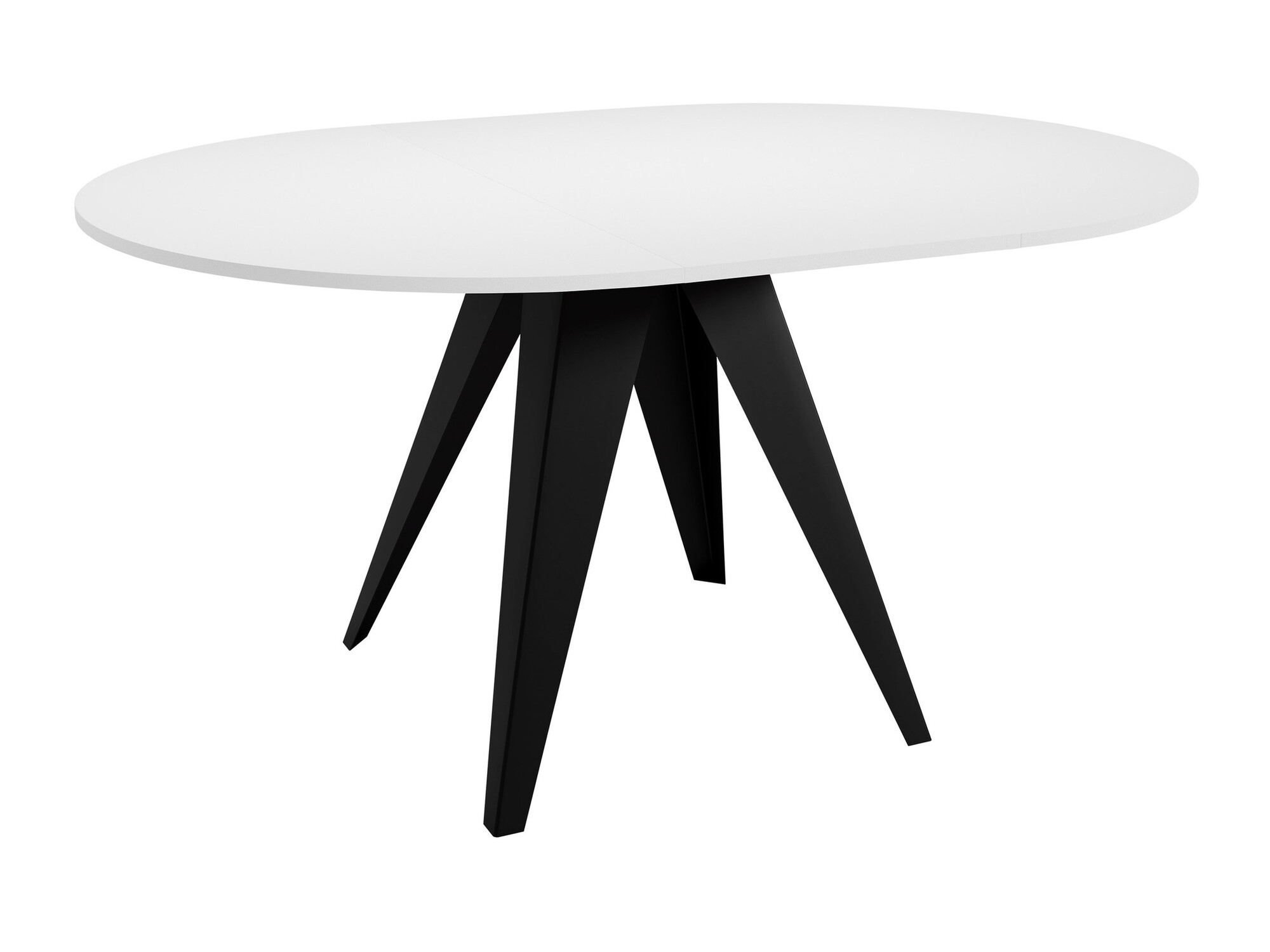 Masă Oswego 114 (Negru + Stejar Craft auriu)