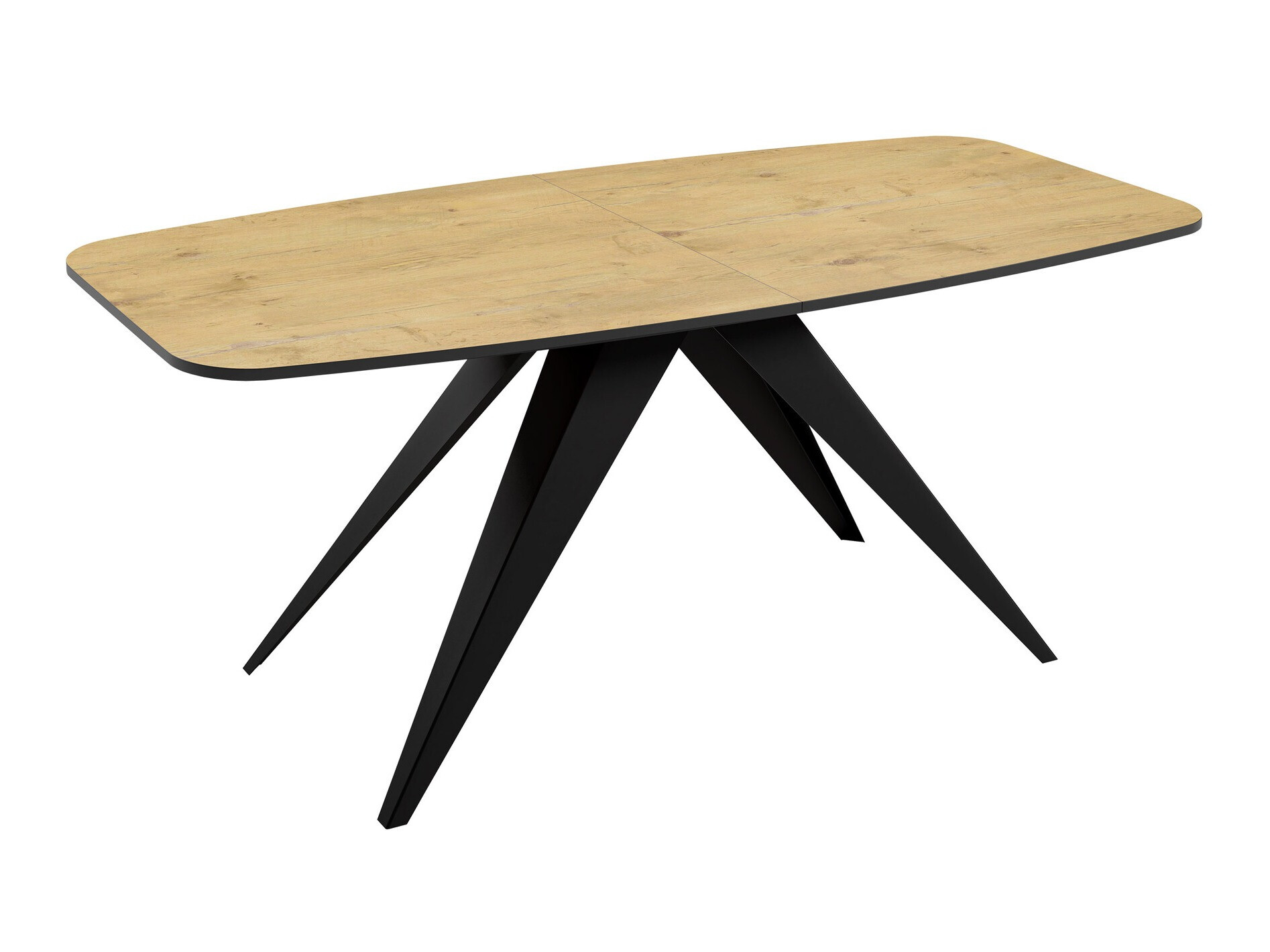 Masă Oswego 115 (Negru + Stejar Lancelor)