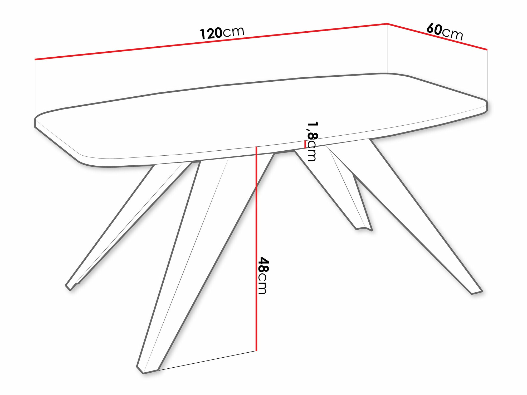 Măsuță de cafea Oswego 117 (Negru + Stejar Craft auriu)