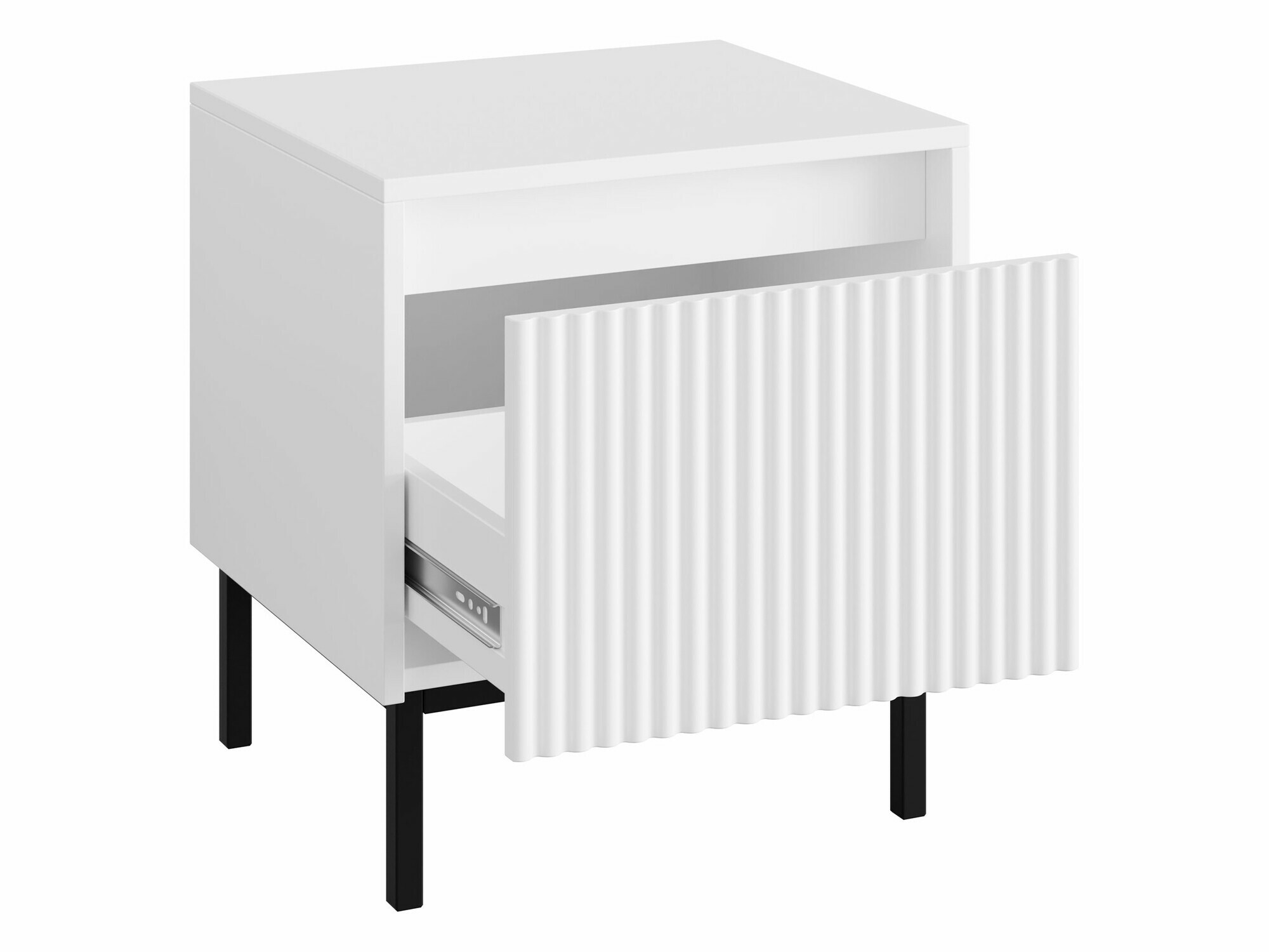 Noptieră Comfivo Delruva (Alb)