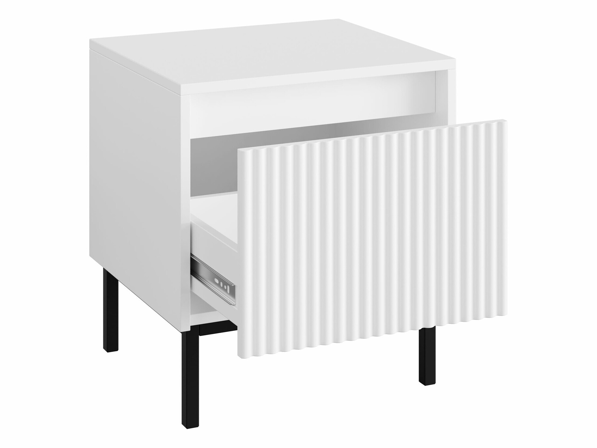 Noptieră Comfivo Delruva (Negru)