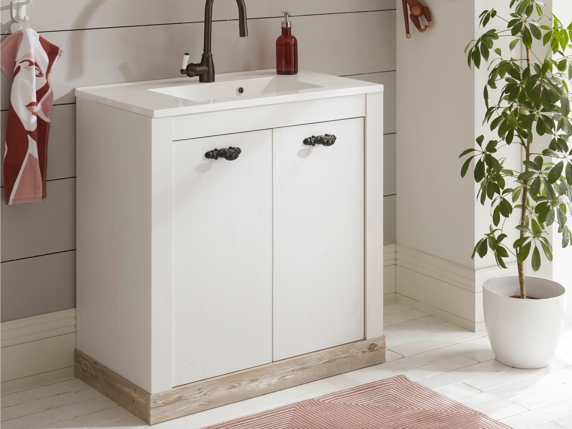 Dulap de baie de podea pentru lavoar Daltori 142
