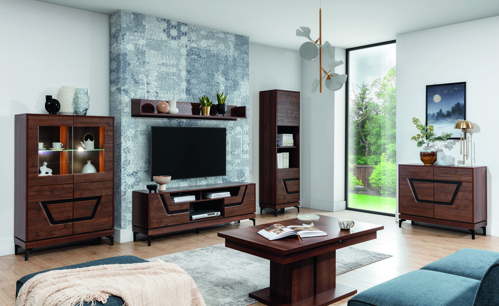 Masă de cafea rotativă Romlora 108