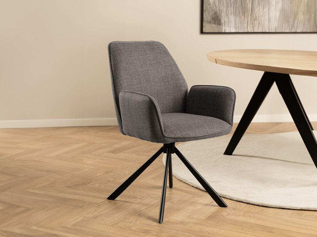 Scaun Norsica 777 (Gri deschis + Negru)
