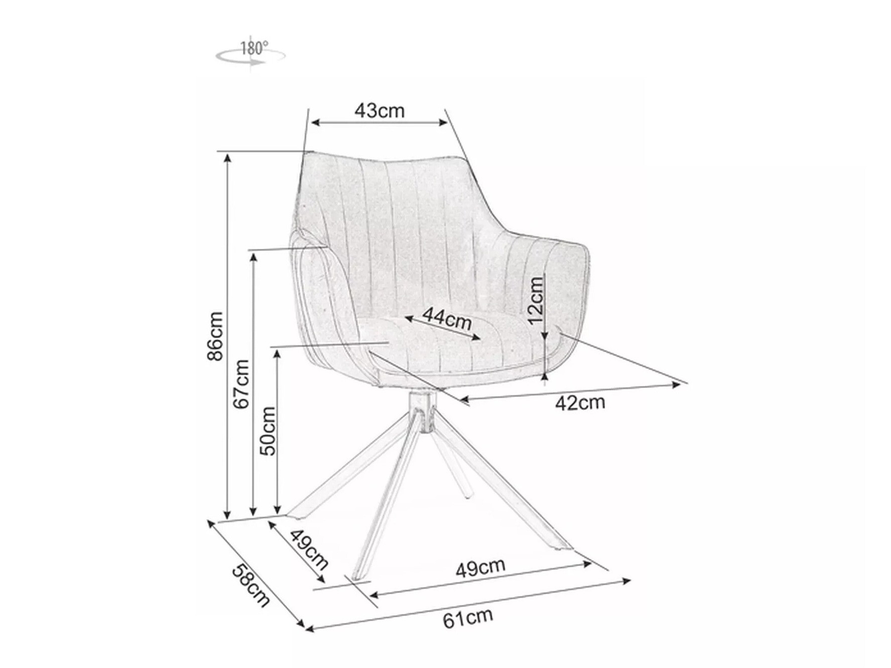 Scaun Detroit 134 (Bluvel 03)