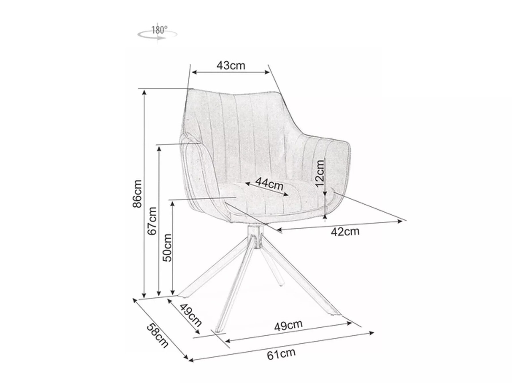Scaun Detroit 134 (Bluvel 19)