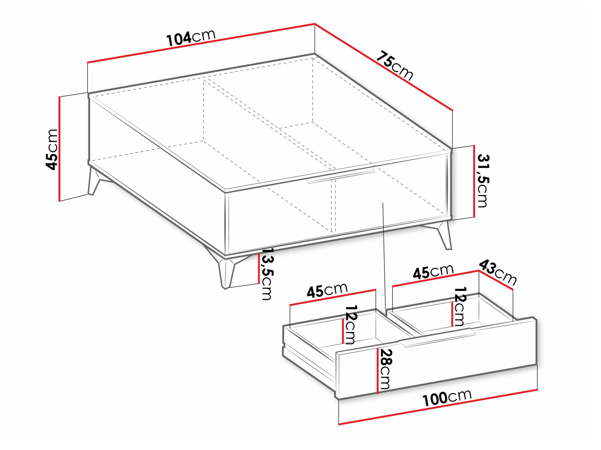 Măsuță de cafea Comfivo Citrus