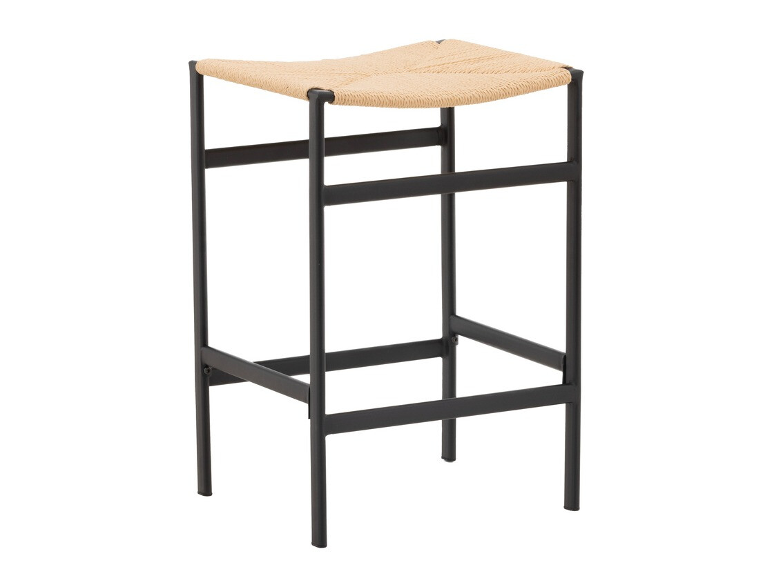 Scaun de bar Dallas 4564 (Negru + Maro deschis)