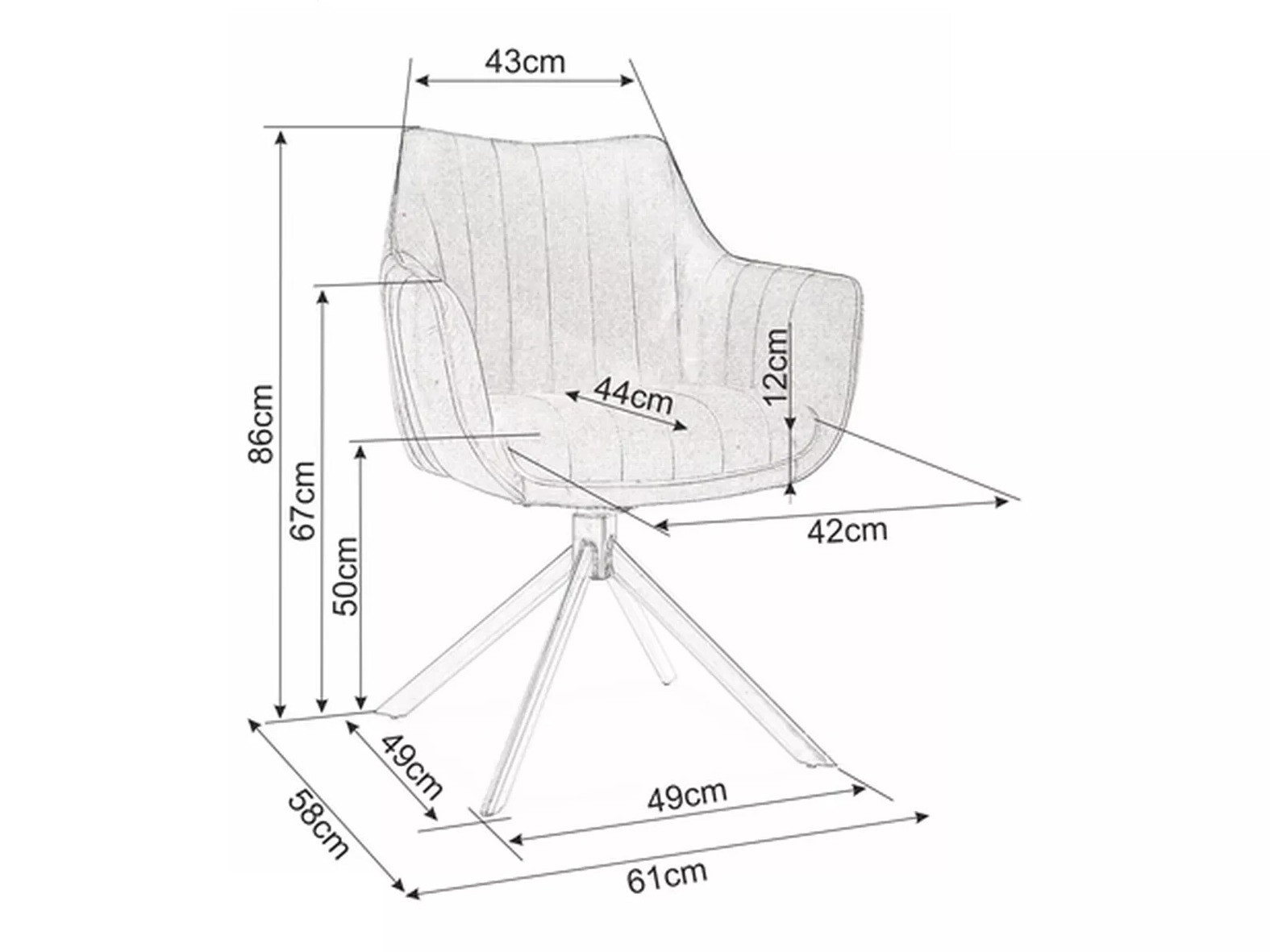 Scaun Detroit 134 (Bluvel 40)