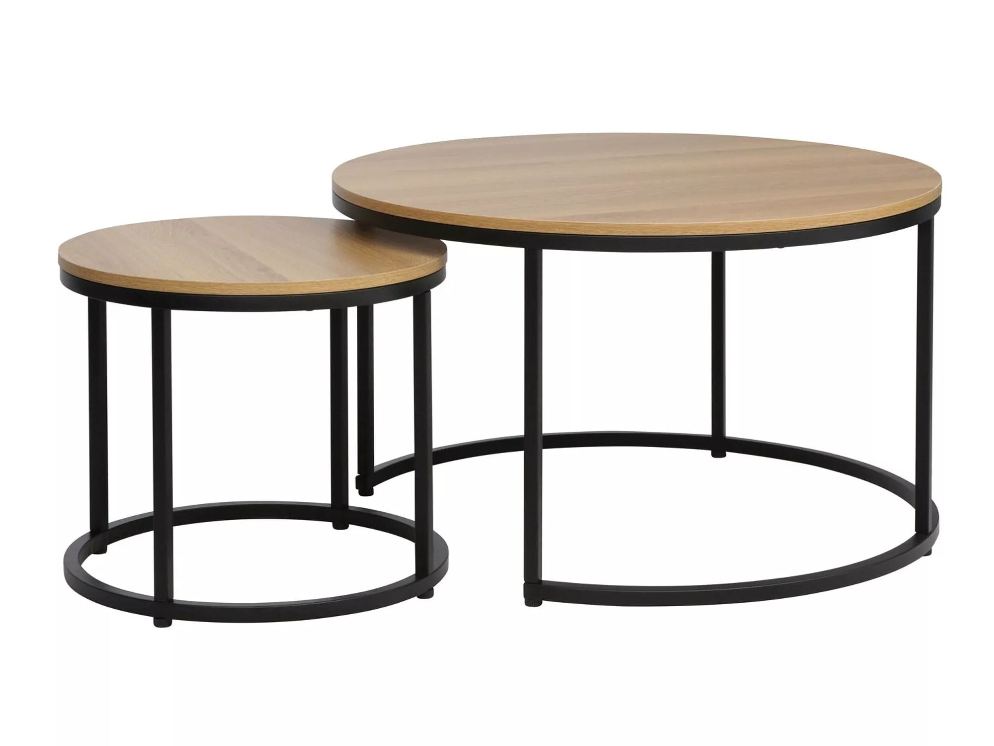 Set de măsuțe de cafea Detroit 397 (Stejar)