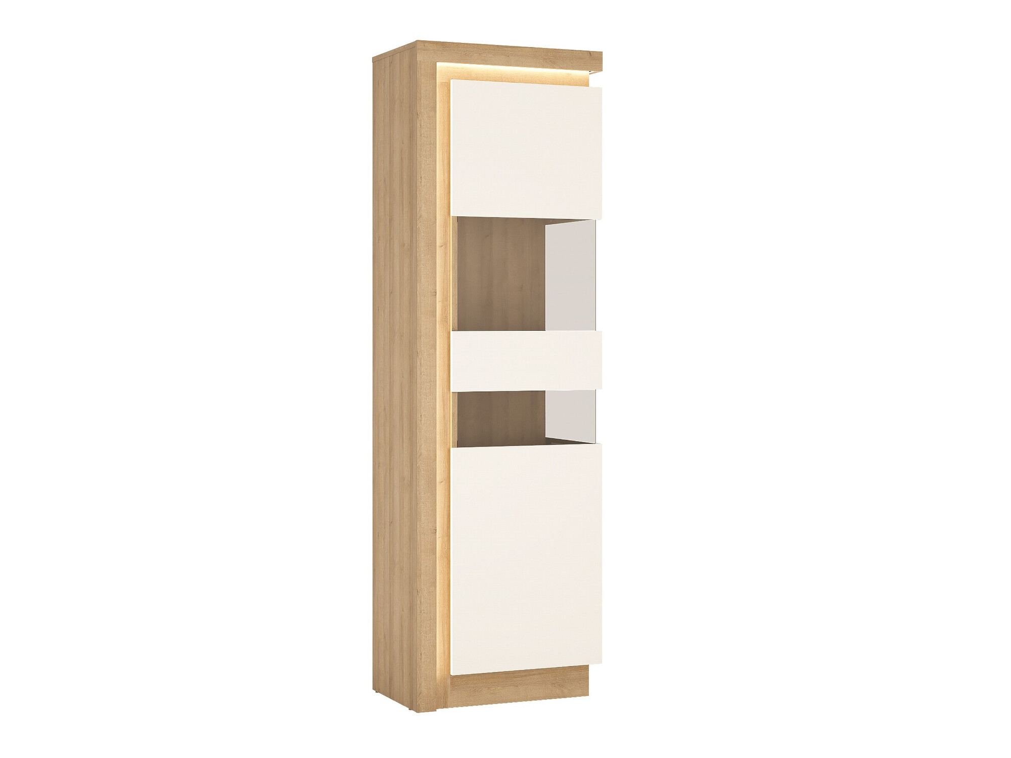 Raft Feldeli 111 (Riviera stejar + Alb lucios)