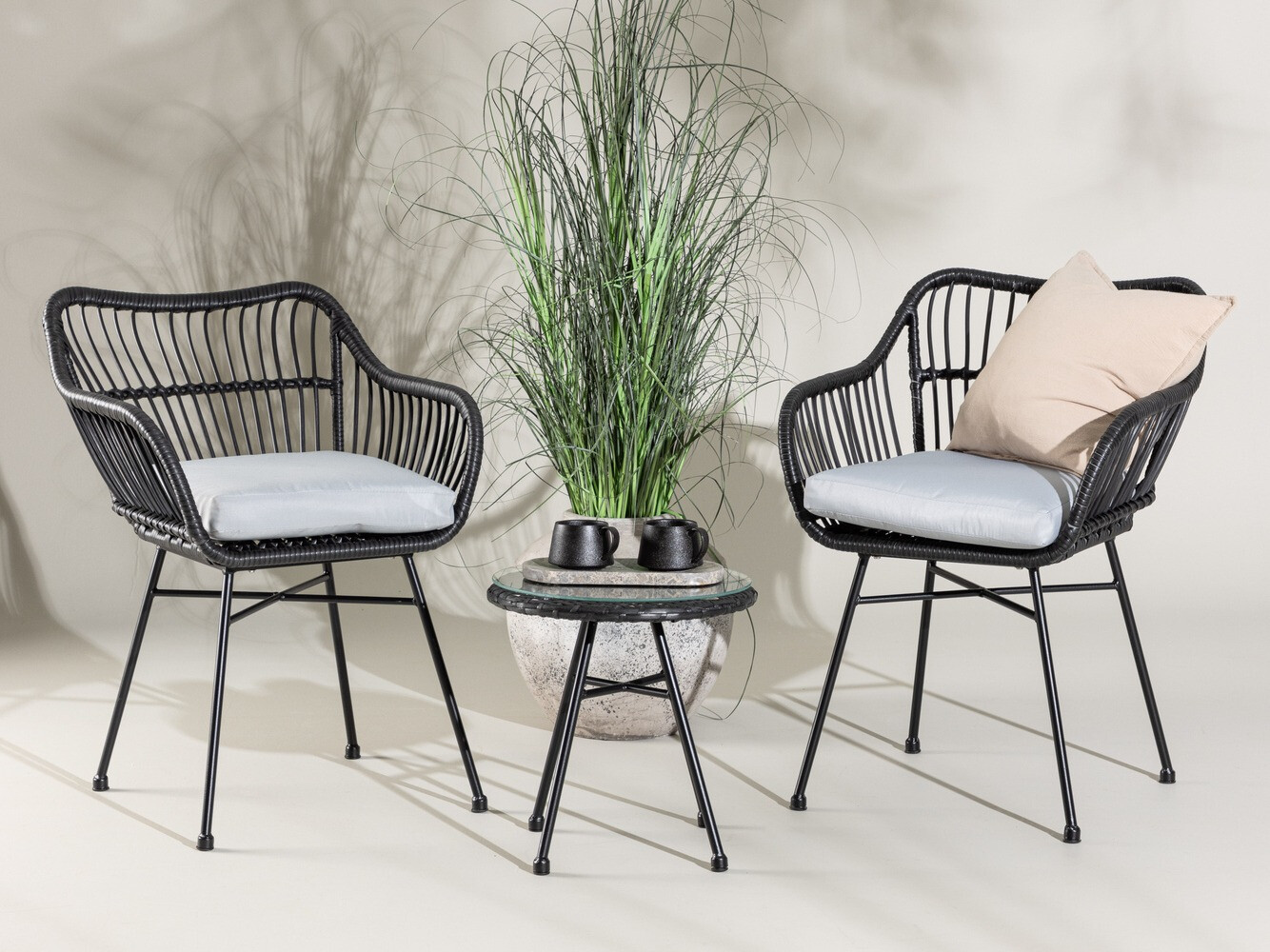 Set de balcon Dallas 3117 (Negru)