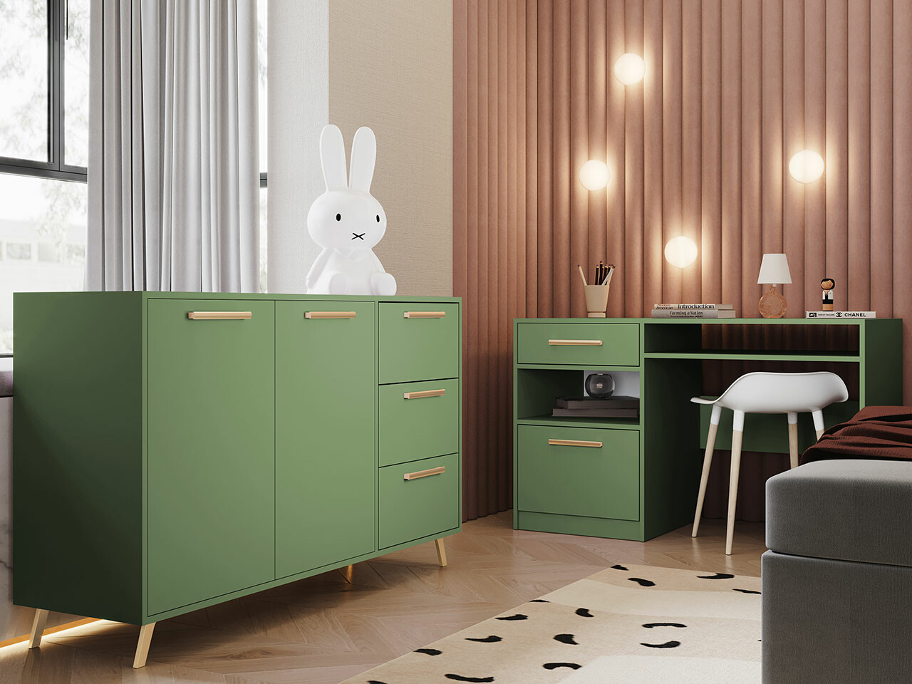 Set de mobilier Rosa (Verde)