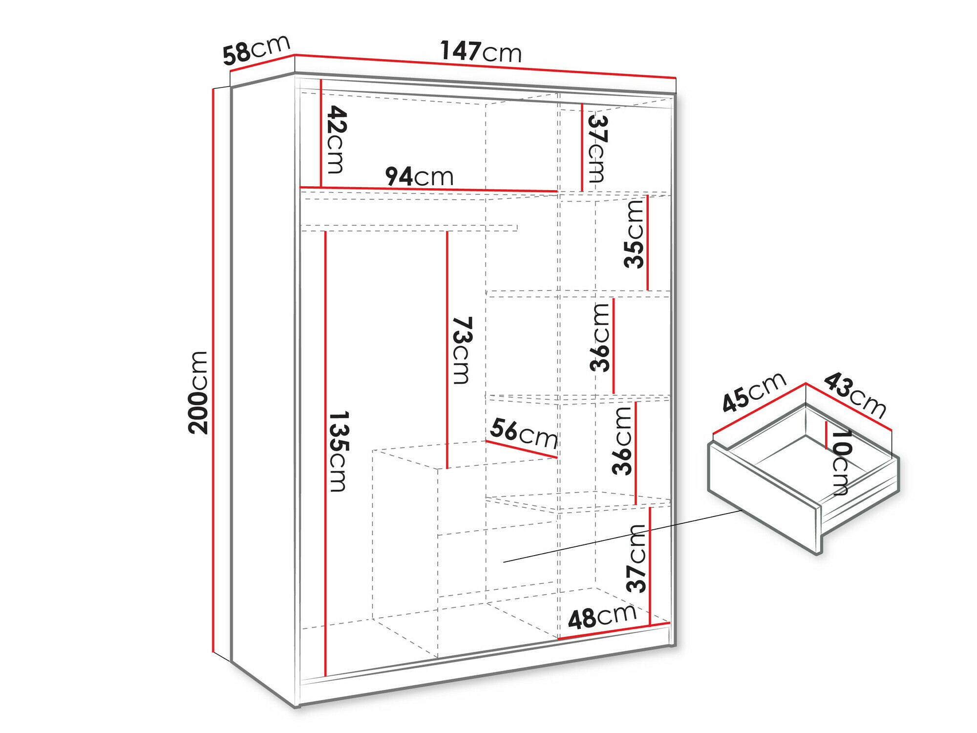 Dulap Dortivu IV (Stejar Wellington)