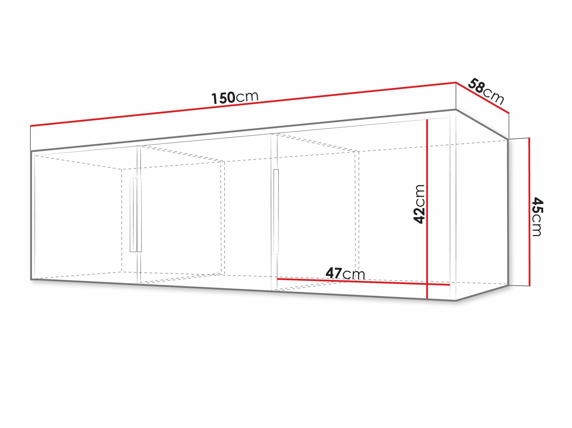 Bufet Collis I (Stejar Wotan + Negru)