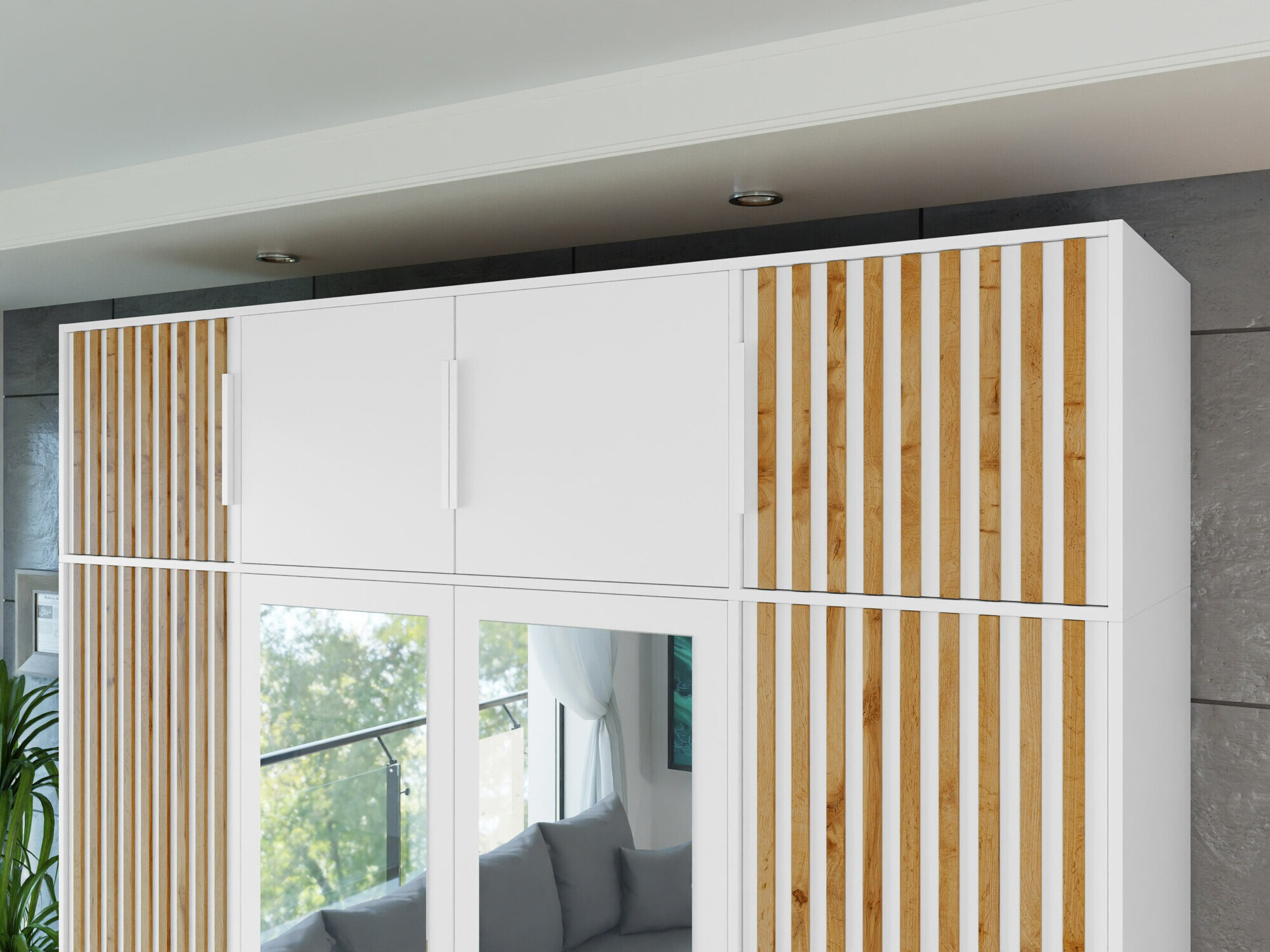 Bufet Collis II (Alb + Stejar Wotan)