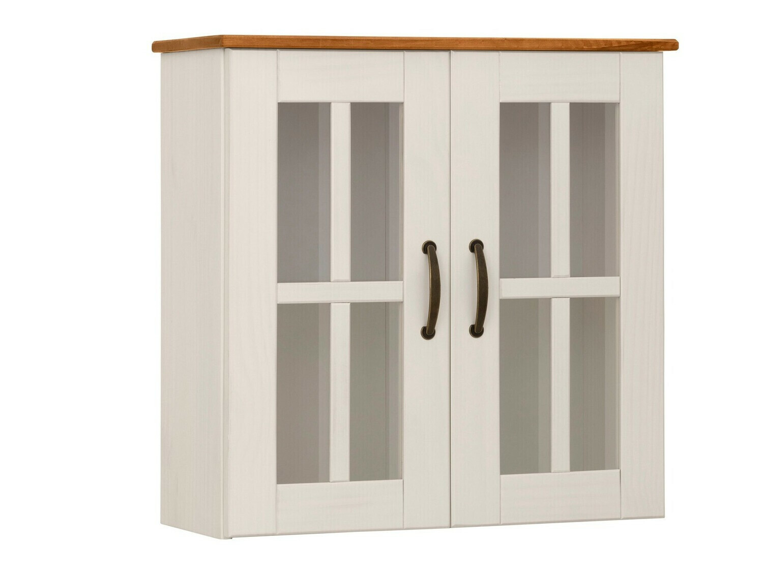 Cabinet de baie suspendat Ophlevu 104 (Alb + Stejar Honey)