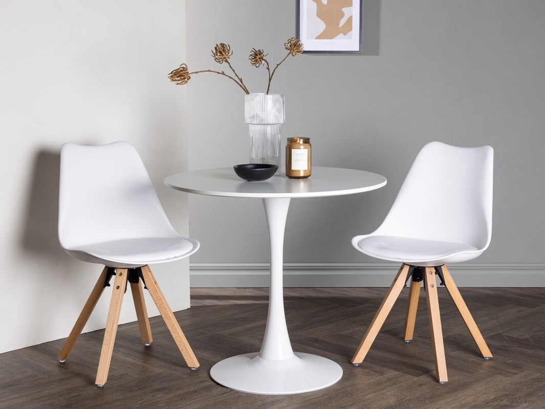 Set de mese Dallas 4467 (Alb + Maro deschis)