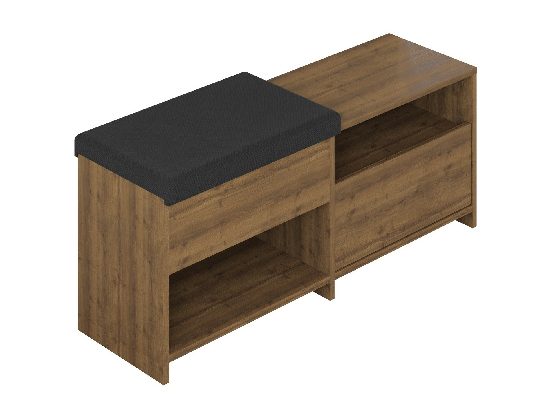 Dulap pantofi Kailua 2146 (Lemn închis la culoare)