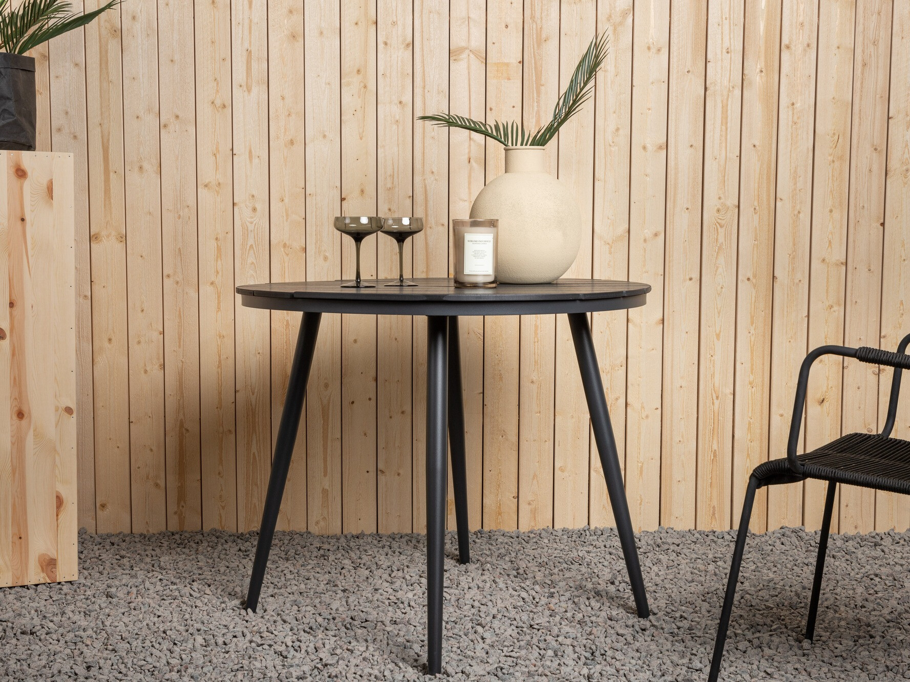 Masă de exterior Dallas 2463 (Negru)