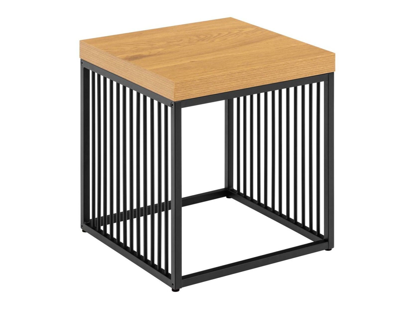 Măsuță laterală Norsica Livevai 102 (Stejar + Negru)