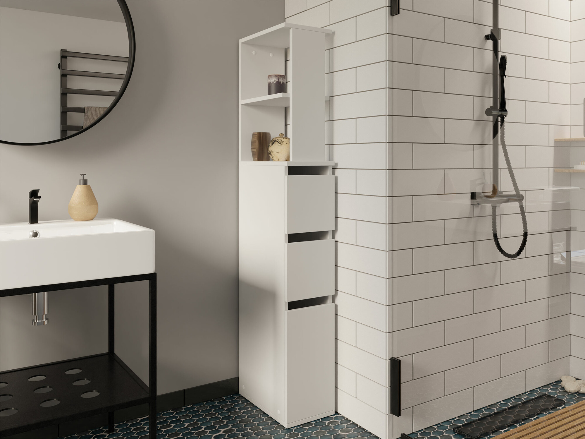 Cabinet de baie neancorat Comfivo Ova