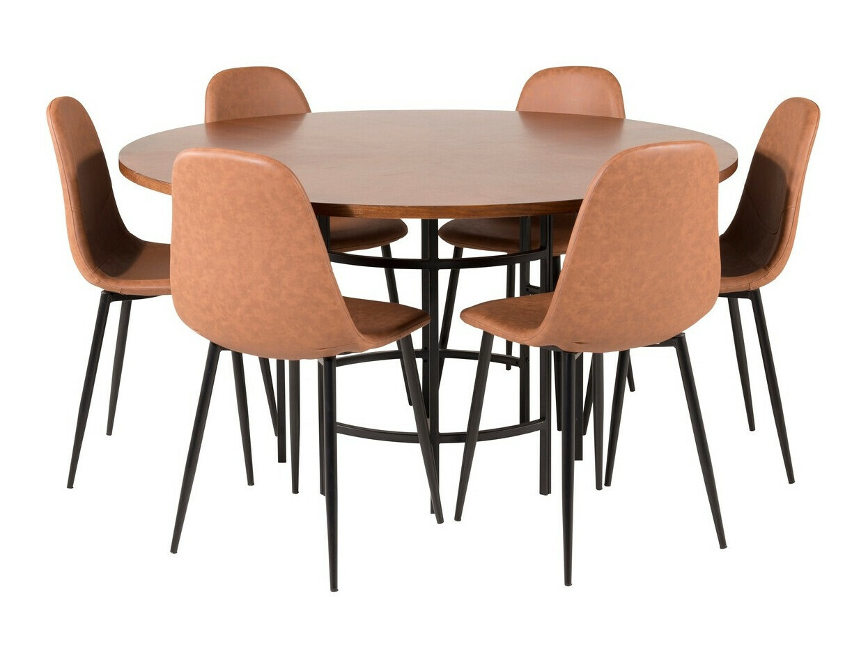Set de mese Dallas 309 (Maro + Negru)