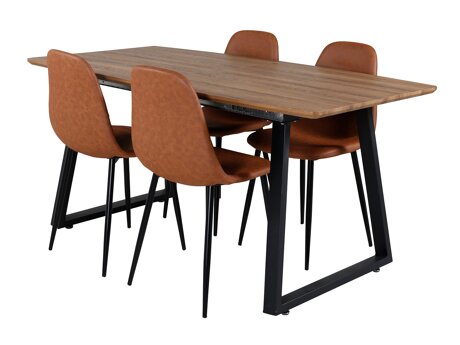 Set de mese Dallas 330 (Maro + Negru)