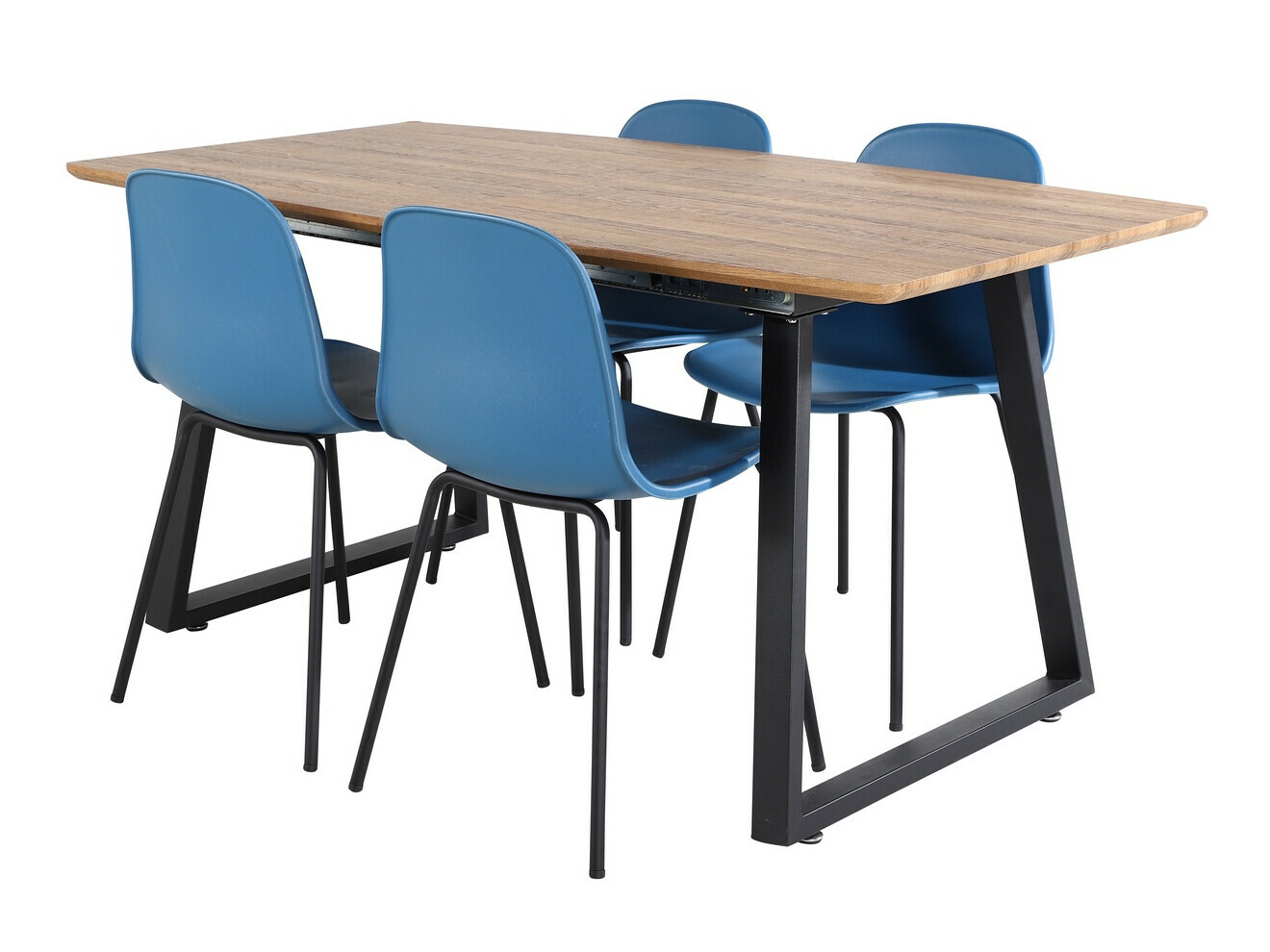 Set de mese Dallas 333 (Albastru + Negru)