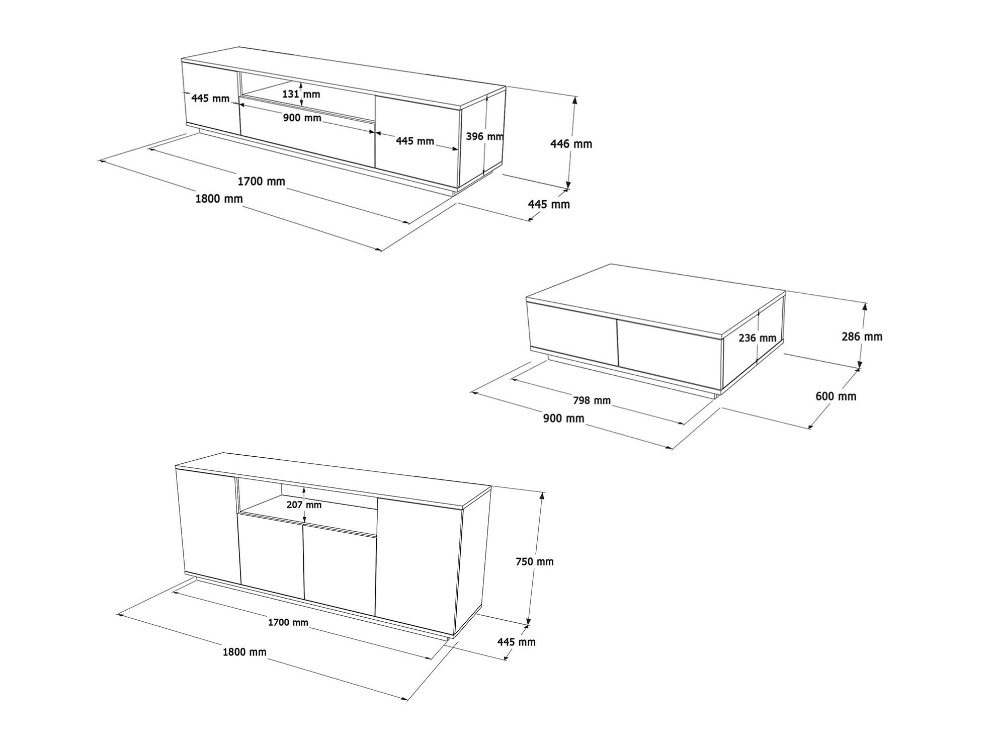 Set de living Kailua 2195