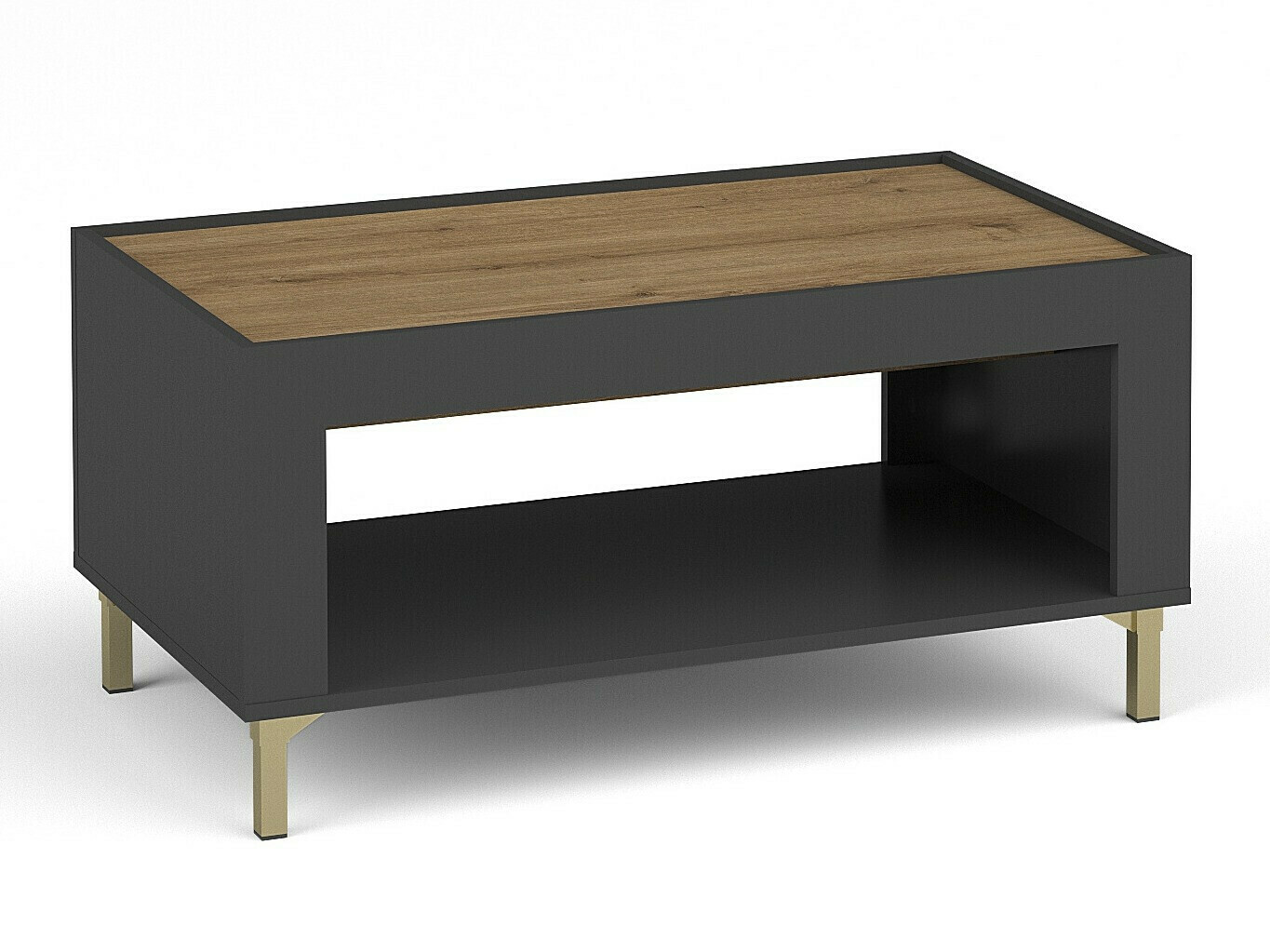 Set de living Mormavu 114 (Negru mat)