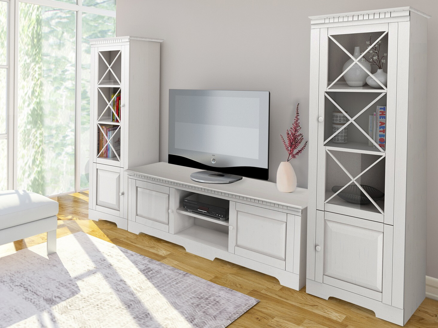 Set de living Cavfelo 112 (Alb)