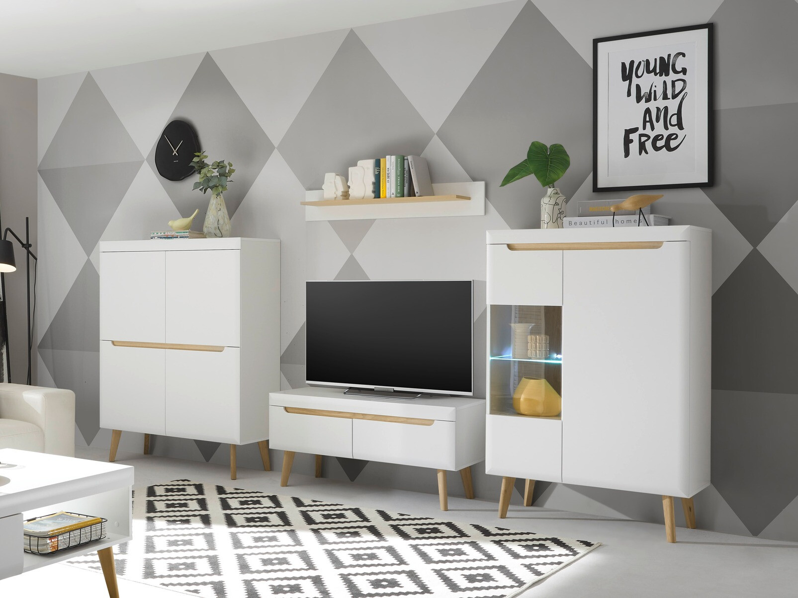 Set de living Vircava 112 (Alb)