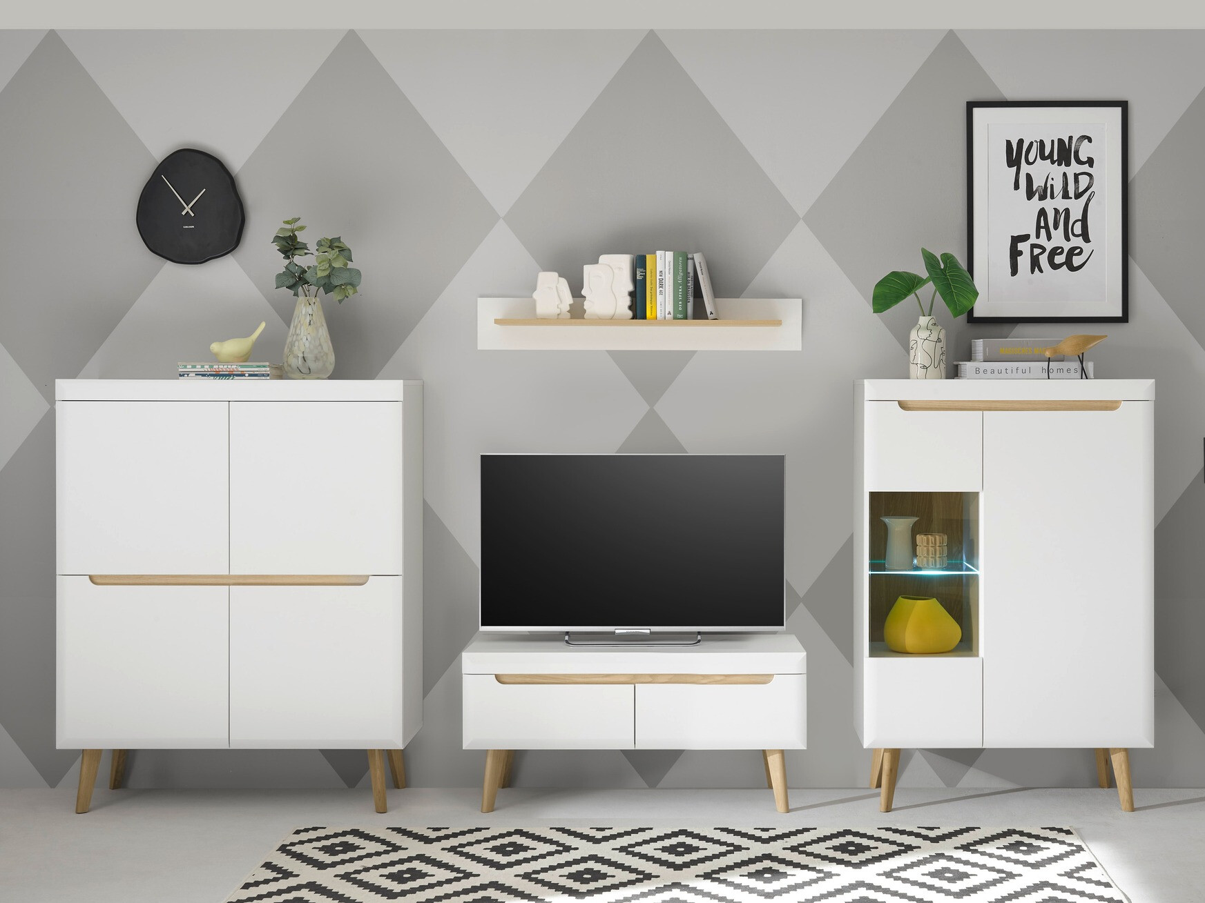 Set de living Vircava 112 (Alb)