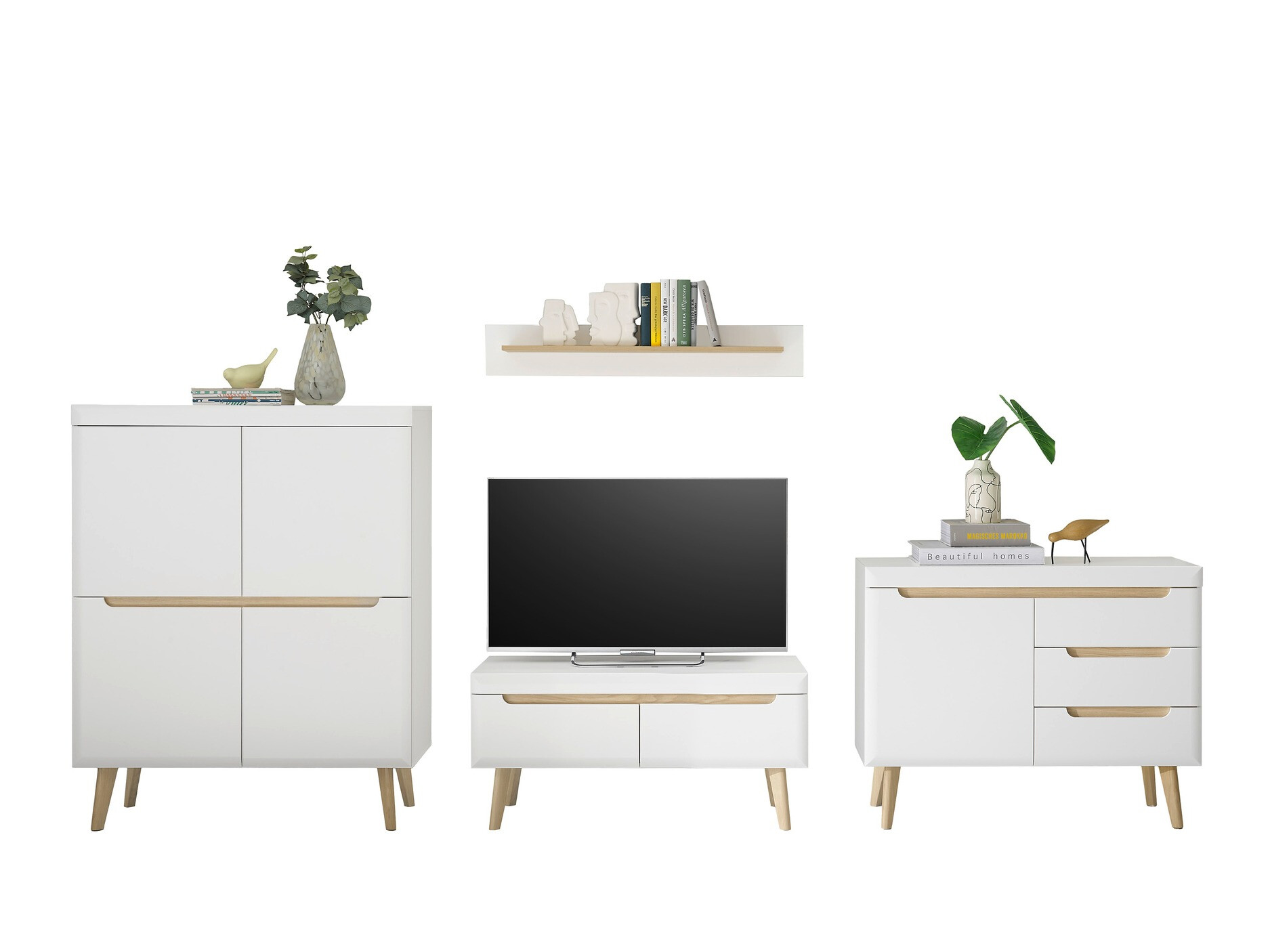 Set de living Vircava 115 (Alb)