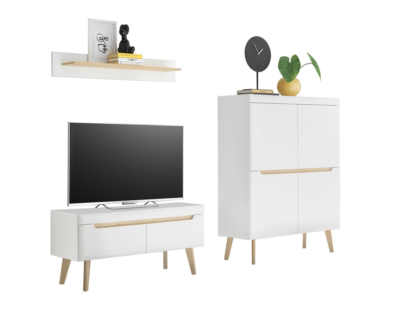 Set de living Vircava 115 (Alb)