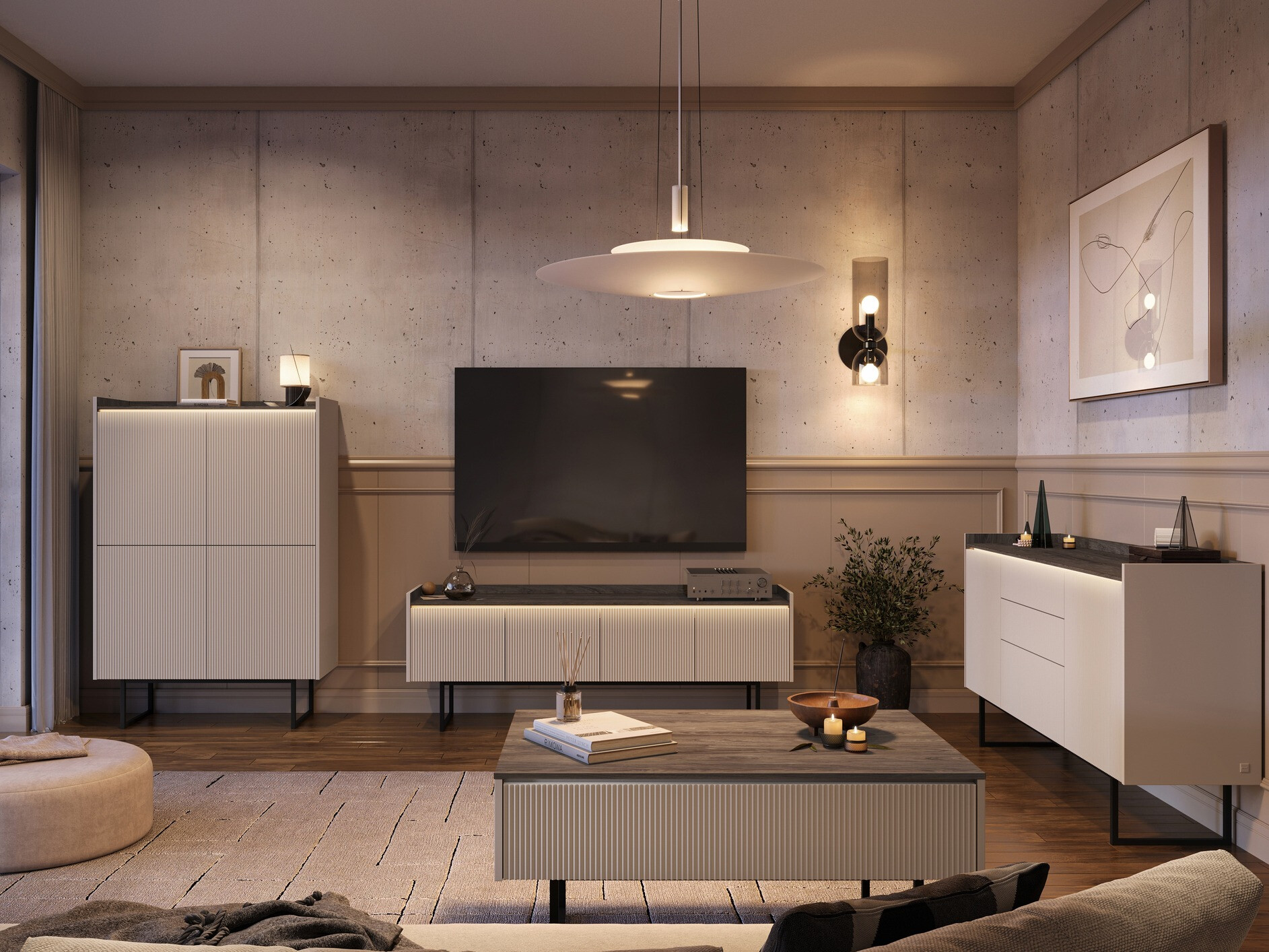 Set de living Elbtei 109