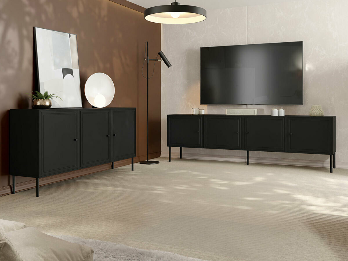 Set de living Celra I (Negru)