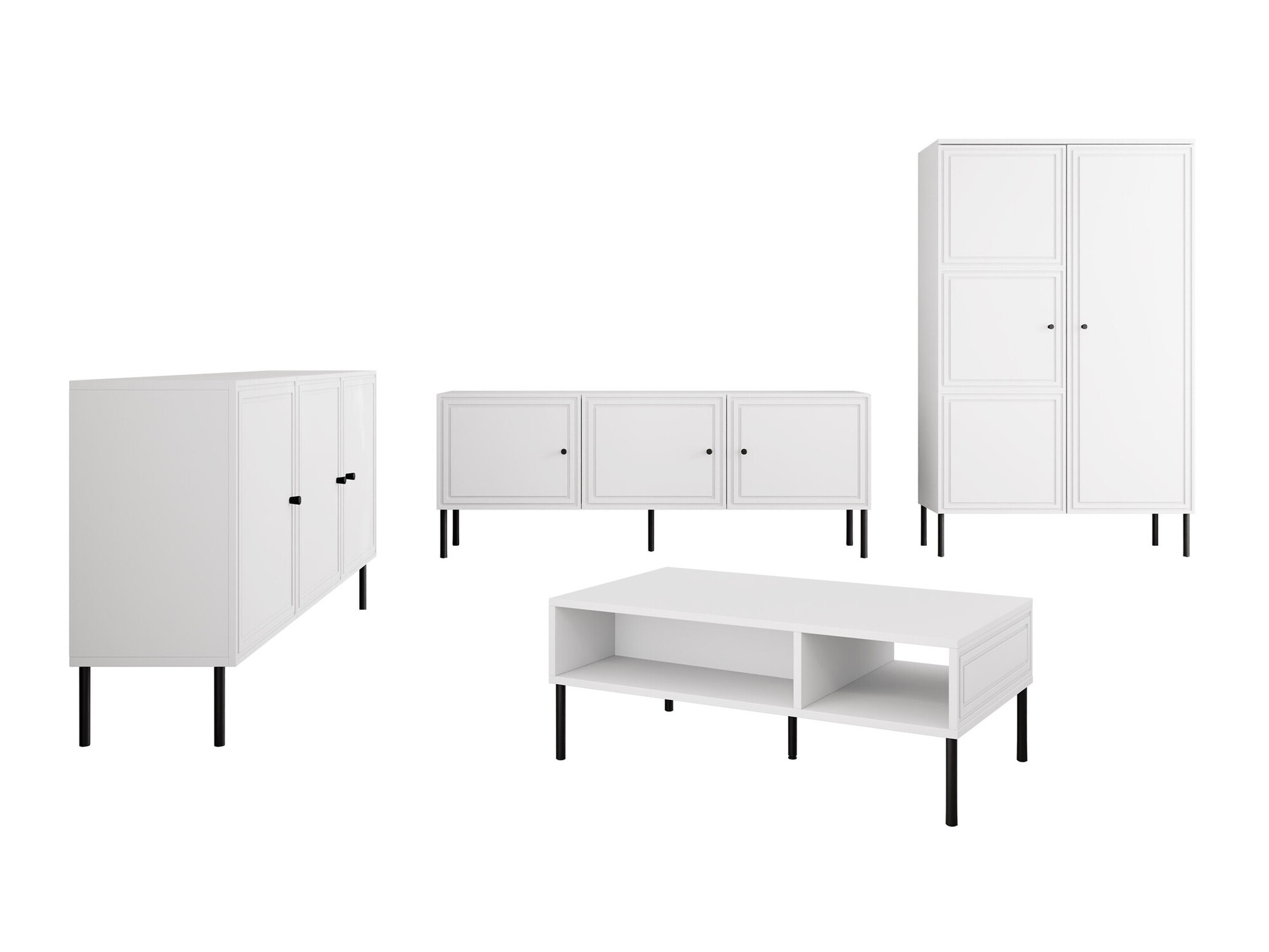 Set de living Celra (Alb)