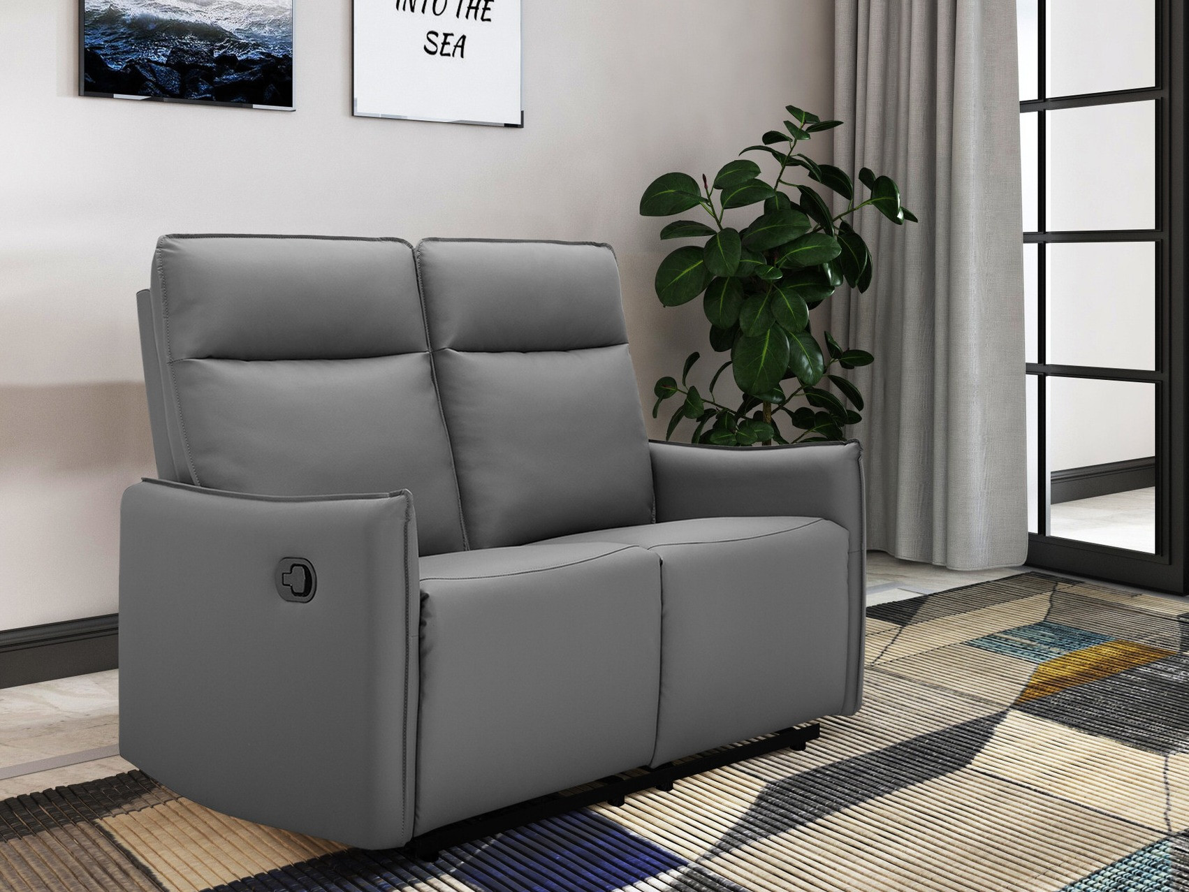 Canapea recliner Tulsa 645 (Gri)
